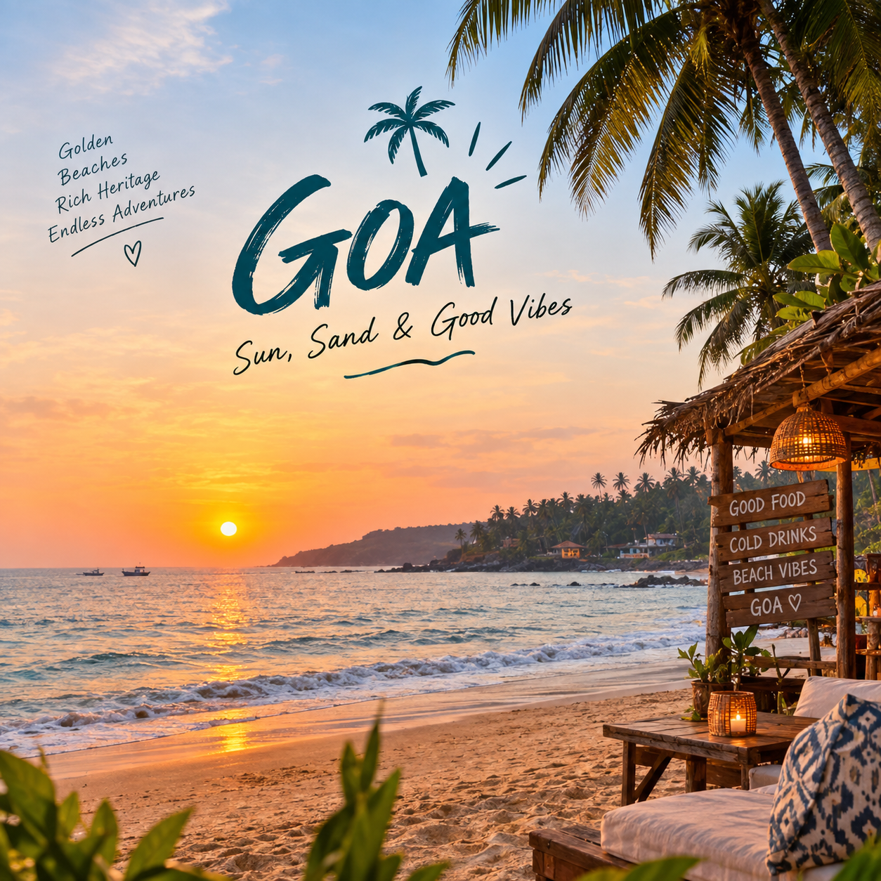 GOOD VIBES , GOA TIDES